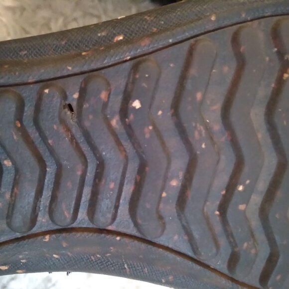 UGG Boots Black Leather Lined Lace Up - Picture 9 of 9